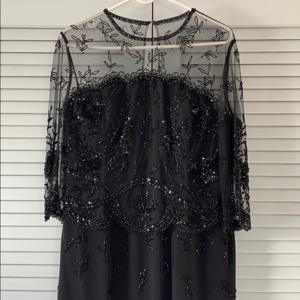 Jovani NY Black Sequin Formal Dress